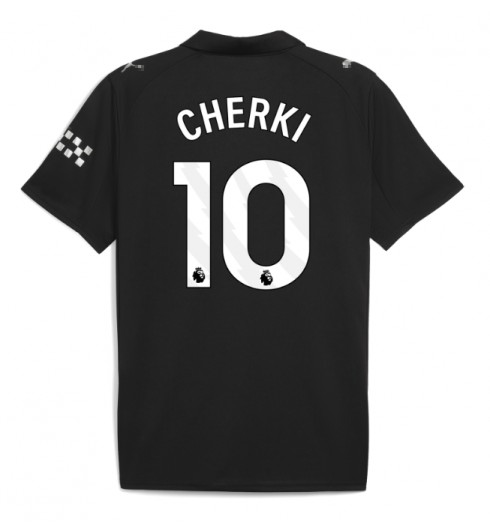 Moške Nogometnih dresov Manchester City Rayan Cherki #10 Gostujoči 2025-26 Kratki rokavi Moške Nogometnih dresov Manchester City Rayan Cherki #10 Gostujoči 2025-26 Kratki rokavi